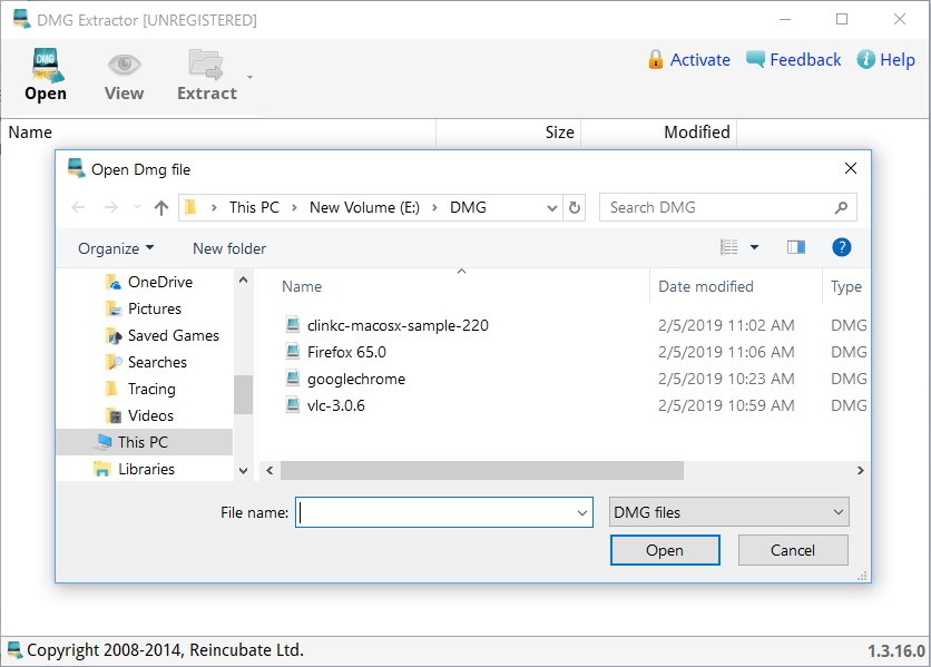 free dmg extractor for windows 8